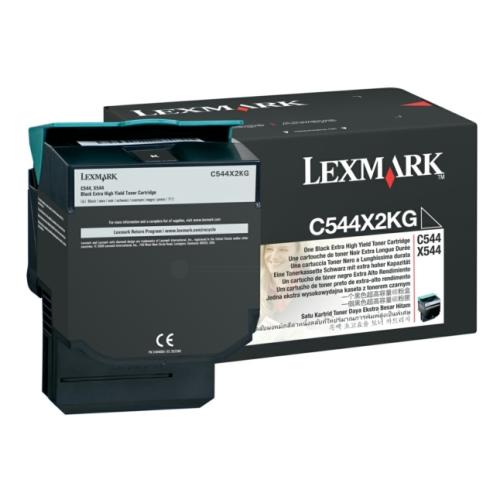 Lexmark toner zwart (C544X2KG / 0C544X2KG) (hoge capaciteit)