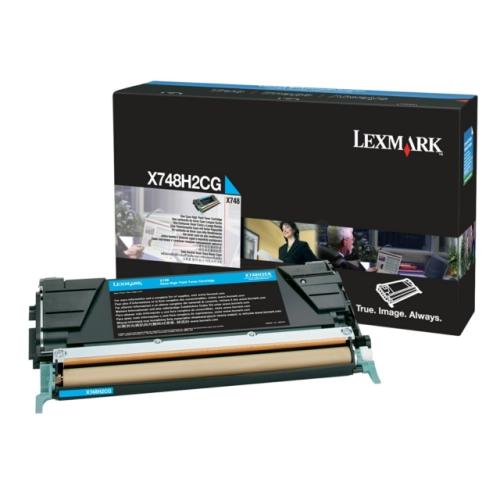 Lexmark toner cyaan (X748H2CG / 0X748H2CG)