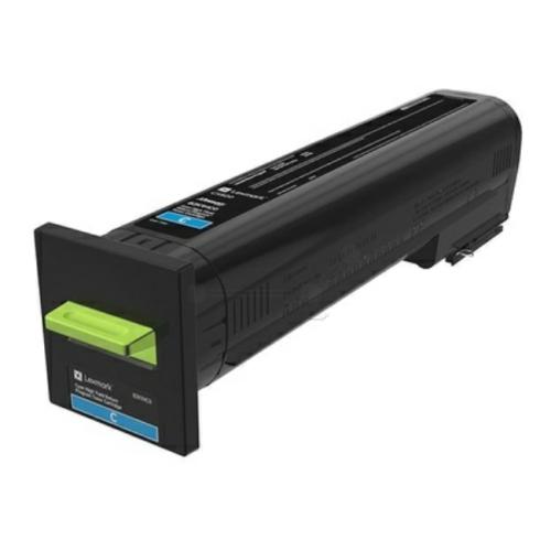 Lexmark toner cyaan (72K0X20 / 072K0X20) (hoge capaciteit)