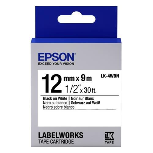 Epson lint zwart / wit (C53S654021 / LK4WBN)