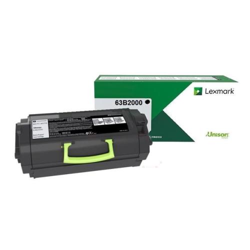 Lexmark toner zwart (63B2000 / 063B2000) (Return)