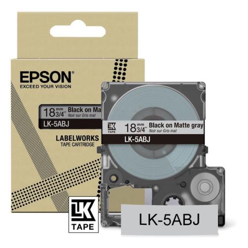 Epson etiketten zwart / grijs (C53S672087 / LK5ABJ)