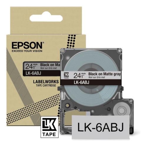 Epson etiketten zwart / grijs (C53S672088 / LK6ABJ)
